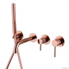 Смесители Смеситель для ванны скрытого монтажа, розовое золото