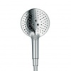 Комплектующие Ручной душ 120 мм, 3 типа струи, кнопка Select, хром