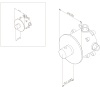 Смесители Термостат, монтируемый в стену