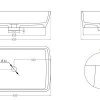 Раковины Раковина накладная 650х400, матовая, материал S-Stone