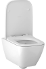 Унитазы Унитаз подвесной безободковый Rimfree® в комплекте с сиденьем с плавным закрыванием SoftClose