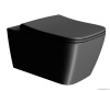 Унитазы Унитаз подвесной, черный матовый Ardesia