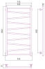Полотенцесушители Дизайн-радиатор 1000х500