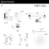 Душевая программа Система для душа скрытого монтажа YSET12GL (золото)