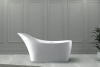 Ванны Ванна из искусственного камня белая матовая 169x75
