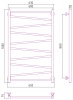 Полотенцесушители Дизайн-радиатор 1000х600