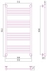 Полотенцесушители Дизайн-радиатор 1000х500