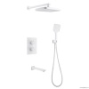 Душевая программа Душевая система скрытого монтажа с изливом, термостат, белый