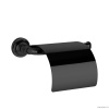 Аксессуары для ванной Держатель для туалетной бумаги чёрный матовый