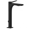 Смесители Высокий смеситель для раковины чёрный матовый