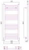 Полотенцесушители Дизайн-радиатор 1000х400
