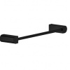 Аксессуары для ванной Держатель для полотенца чёрный матовый