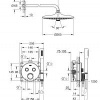 Смесители Grohtherm SmartControl 34744000 Душевая система