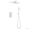 Душевая программа Душевая система скрытого монтажа без излива, термостат, белый