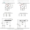 Раковины Раковина-чаша накладная или встраиваемая сверху круглая 37 см, высота 14 см, без перелива