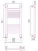 Полотенцесушители Дизайн-радиатор 600х300