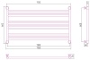 Полотенцесушители Дизайн-радиатор Богема L 600х1100