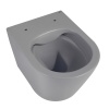 Унитазы Унитаз подвесной серый матовый, безободковый