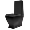 Унитазы унитаз моноблок 69х36см слив универсальный , с креплением, цвет черный, с бачком, механизмом хром