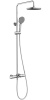 Душевая программа Душевая система внешняя с термостатическим смесителем, для ванны, верхний душ 200 мм