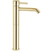 Смесители Высокий смеситель для раковины, золото