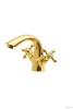 Смесители Смеситель для умывальника TRADIZIONALE ORO двуручковый