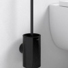 Аксессуары для ванной Ёршик для унитаза подвесной (чёрный матовый)