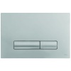 Системы инсталляции Панель механическая двойная GLAM OLIpure, пластик, хром матовый