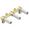 Смесители Встраиваемая часть смесителя настенного на 3 отверстия на пластине (рукоят.) lever handle version