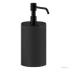 Аксессуары для ванной Дозатор для жидкого мыла настольный черный матовый