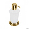 Аксессуары для ванной Дозатор для жидкого мыла, цвет PVD золото/матовое стекло