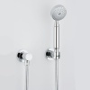 Смесители Mossi cristal clair Душевой комплект с ручным душем, шланг 1500 мм., держатель и подвод воды, цвет хром