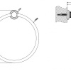 Аксессуары для ванной Держатель полотенца кольцевой