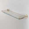 Аксессуары для ванной Полка стеклянная 570 мм