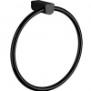Аксессуары для ванной Кольцо для полотенца чёрный матовый