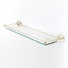 Аксессуары для ванной Полка стеклянная 570 мм