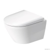 Duravit D-Code Комплект унитаз подвесной 2588090000, укороченный в 370x480x400 mm, комплекте с сиденьем 0021690000, цвет белый 45880900A1