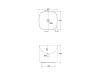 Раковины Раковина накладная 42х42х40Н