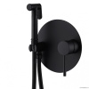 Смесители Смеситель с гигиеническим душем, черный матовый