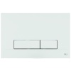 Системы инсталляции Панель механическая двойная NARROW OLIpure, пластик, белый