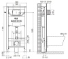 Системы инсталляции Инсталляция для унитаза OLI 120 ECO Sanitarblock pneumatic