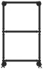 Полотенцесушители 1304 Полотенцесушитель 860х500 (Матовый чёрный)