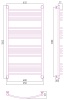 Полотенцесушители Дизайн-радиатор 1200х600
