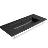 Раковины Раковина подвесная 102*46 см (черный матовый)