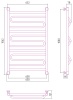 Полотенцесушители Дизайн-радиатор 1000х600