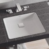 Раковины Cube Ceramic 3948000H Раковина встраиваемая снизу 492*370 мм (альпийский белый)