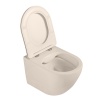 Унитазы Унитаз подвесной бежевый матовый, безободковый