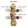 Смесители Скрытая часть с девиатором для термостата на 3 потребителя