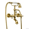 Смесители Смеситель для ванны с лейкой, золото