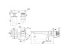 Смесители Смеситель раковины настенного монтажа, со встроенной частью